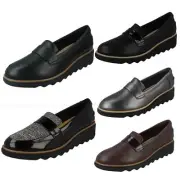 Ladies Clarks Casual Slip On Shoes 'Sharon Gracie'