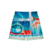 [Casablanca] Casablanca Galaxy Court Shorts XL BLUE