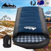 Weisshorn Blue Single Compact Thermal Sleeping Bag Camping Hiking Tent -20C
