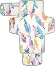 Reusable Toddler Changing pad with Tissue Pocket Waterproof Changing pad Lightweight & Foldable Changing Station