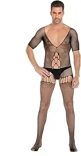 [Generic] Large Brief Open Files Fishnet Pantyhose Tights Bodysuits Stockings N2n Underwear