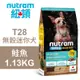 【Nutram 紐頓】T28 無穀迷你犬 鮭魚 1.13KG狗飼料 狗食 犬糧