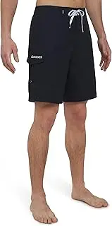 [Quiksilver] Men's Swimwear Regular Fit Fixed Waist UPF 50 Quick Dry Board Shorts