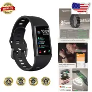 IP68 Waterproof Smartwatch - Heart Rate, Blood Oxygen & Sleep Tracker for All