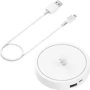 Power Up Charging Dock for Ultimate Ears UE Boom 3/Megaboom 3, Charger Dock Cradle Mount Stand Base Station with Extra 5V/1A USB Port, Included 3.3ft USB Cable (White)