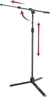 Gator Frameworks ID Series Microphone Stand with Easily Adjustable CAM Releases and Boom Arm