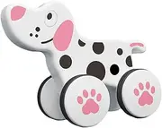 1pc Trolley Pull Animals Pull Dragging Wheel Traction Abs White