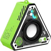 Mini Wireless Speaker with Lights Waterproof Small Portable Speakers with 360 Surround Sound for Home Travel Outdoor,Green