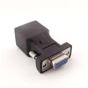 DB15 VGA Female to RJ45 Female Extender Connector CAT5 5e Network Cable Adapter