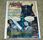 1995 Hagane, Vintage Print Ad/Poster, SNES Super Nintendo, Promo Art