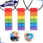 Sensory Chewy Necklace For Kids Chew, Biting, Teething, Autism, ADHD & Fidgeting