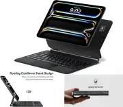 Magic Keyboard Case for iPad Pro 13 Inch (M4, 2024) Wireless, 7-Color Backlit AU