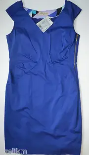 NWT Emilio Pucci Italy Cotton Stretch Sheath Techno Dress Size 48(IT)