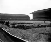 The Tarpaulin Covered Frameworks With The Hot Air Blowers 1963 OLD RUGBY PHOTO