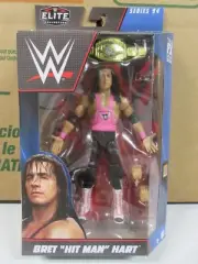 WWE Elite Series 94 BRET HITMAN HART ACTION FIGURE CHASE BLACK TRUNKS NEW B10S5