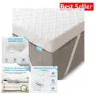 CertiPUR Certified 2-Inch Memory Foam Topper with Washable Cover - Full Size