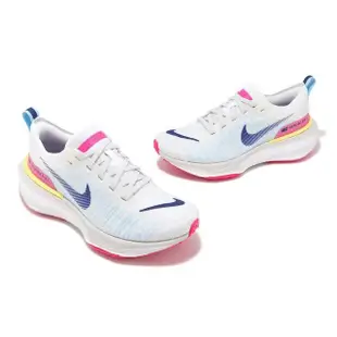 【NIKE 耐吉】慢跑鞋 Wmns ZoomX Invincible Run FK 3 女鞋 白 藍 編織鞋面 運動鞋(DR2660-105)