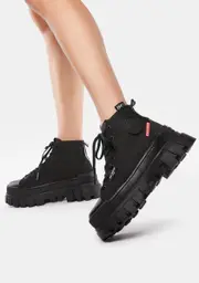 [Palladium] Black Revolt Hi Tx Platform Sneakers
