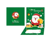 Christmas Three-Dimensional Greeting Card Simple Christmas Holiday Greeting Card 3D Folding Greeting Card