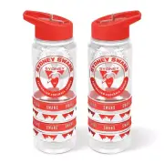 AFL Clear Tritan Drink Bottle 650ml - Sydney Swans - 4 Wrist Bands