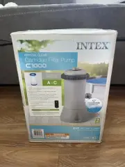 INTEX C1000 Krystal Clear Cartridge Filter Pump for Above Ground Pools 1000GPH