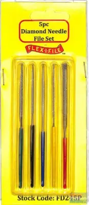 FLXFD245P Flex-I-File 5pc Diamond File Set