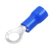 RV1.25-4S Insulated Electrical Crimp Terminal Ring Spade Wire Connector 10Pcs