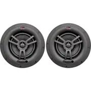 EARTHQUAKE OH6 6.5" Edgeless Ceiling Speakers Pr One Hander Ez Mount Shallow OH6