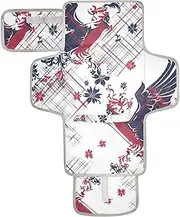 Reusable Changing mat with Tissue Pocket Diaper mat Changing pad Travel for Moms, Dads