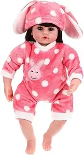 Abaodam 1 Set Doll Clothes Cute Plush Jumpsuit for Dolls Soft and Clothing Easy to Dress Enhances Play Experience for Imaginative Play