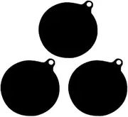 Silicone Induction Cooker Mat, 3 Pack Round Heat Insulated Pad, Induction Cooktops Magnetic Stove Mat Cook Top Non Slip Pads Scratch Proof for Home Kitchen (24.5 cm)