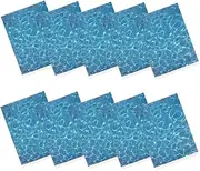 CLISPEED 10pcs Realistic Water Ripple Effect Sticker for DIY Miniature Lake and River Scenery Adhesive for Outdoor Micro Landscape Models and Crafts Versatile Decorative Basing Sheet