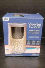 Yankee Candle ScentLight Fan Technology Cordless Diffuser TIMER + Pink Sands NIB