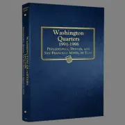 Whitman US Washington Quarter Coin Album 1991 - 1998 #9123