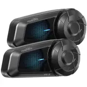 FX-S Motorcycle Intercom Bluetooth Helmet Headset 2Way Intercom Power Display
