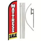 Mattress Sale Windless Banner Swooper Advertising Flag Pole Kit Bedding Sale