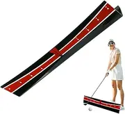 Golf Int?rieur Ext?rieur Entra?Nement Pratique Frappant,Tapis de Putting Golf exterieur, Bord de Golf r?glable, aide ? l'entra?Nement de -Golf, Tapis d'entra?Nement de Putting de Golf Portable, en
