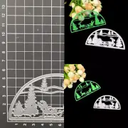 Metal Cutting Dies Christmas Tree Deer Scrapbook Embossing Blade Punch Stencils