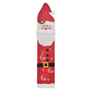 Gibson Gifts Xmas Wooden Santa Stand LED Home/Garden Display Decor 125x28cm