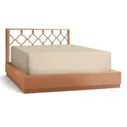 21” Extra Deep Pocket Ultra Soft Fitted Sheet with Corner Straps, Cal King-Cream
