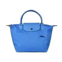 在飛比找momo購物網優惠-【LONGCHAMP】LONGCHAMP刺繡LOGO撞色設計