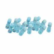 A● 20 Pcs FDD2-250Heat Shrink Insulated Female Spade Wire Terminals AWG16-14Blue