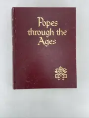 POPES THROUGH THE AGES, BRUSHER S.J.. 1980 3rd EDITION, NEW 536 PAGE BOOK, PPD