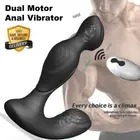 Anal Vibrator Prostate Massager Vibrating Butt Plug Dildo Sex Toys Women Men AU