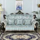 Europe Lace Jacquard Sofa Cover 1/2/3/4 Seater L Shape Couch Slipcover Recliner