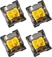 4Pcs RGBs Yellow Axises Switches For V3Pro Gaming Keyboards Crosses Shafts Switches For Mechanical Keyboards