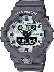 [G-SHOCK] Men's GA700HD-8A Analogue-Digital Watch, Black, 57.5 x 53.4 x 18.5 mm