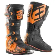 MX-3 Camo Orange Black Motocross Boots