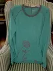 LIFE IS GOOD, GOOD MOVES RHYTHMIC PERFORMANCE FLORAL LIGHTWEIGHT SWEATSHIRT (XL)