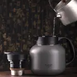新款純鈦燜茶壺保溫水壺家用辦公室老白茶燜泡壺茶水分離泡茶壺